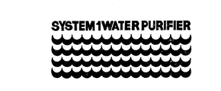 SYSTEM 1 WATER PURIFIER logo