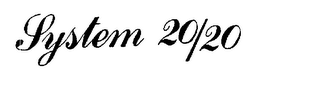 SYSTEM 20/20 logo