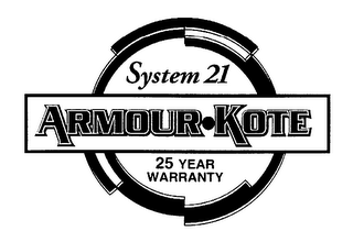 SYSTEM 21 ARMOUR KOTE logo