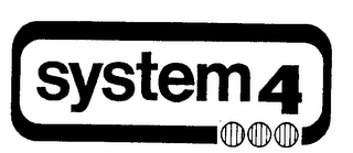 SYSTEM 4 AND DESIGN logo