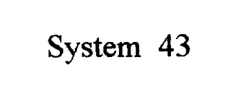 SYSTEM 43 logo
