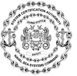 SYSTEM CERTIFICATION AUTHORITY DIVING SYSTEM SAFETY NAVAL SEA SYSTEMS COMMAND logo