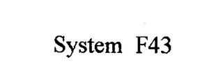 SYSTEM F43 logo