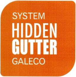 SYSTEM HIDDEN GUTTER GALECO logo
