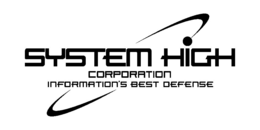 SYSTEM HIGH CORPORATION INFORMATION'S BEST DEFENSE logo
