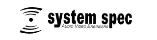 SYSTEM SPEC AUDIO VIDEO ENGINEERS logo