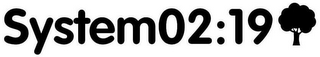 SYSTEM02:19 logo