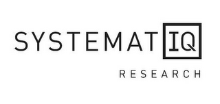 SYSTEMATIQ RESEARCH logo