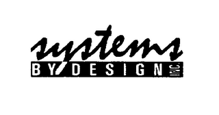 SYSTEMS BY DESIGN INC. logo