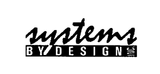 SYSTEMS BY DESIGN INC. logo