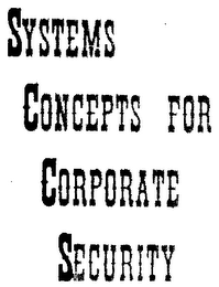 SYSTEMS CONCEPTS FOR CORPORATE SECURITY logo