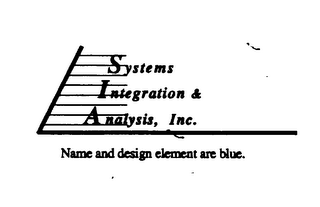 SYSTEMS INTEGRATION & ANALYSIS, INC. logo