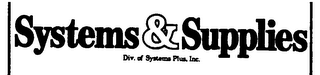 SYSTEMS & SUPPLIES DIV. OF SYSTEMS PLUS, INC. logo
