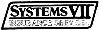 SYSTEMS VII INSURANCE SERVICES logo