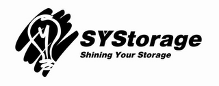 SYSTORAGE SHINING YOUR STORAGE logo