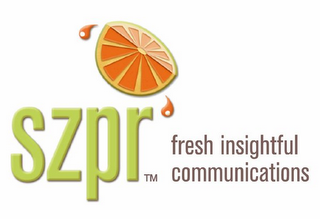 SZPR FRESH INSIGHTFUL COMMUNICATIONS logo