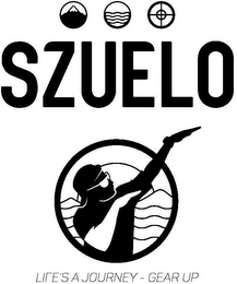 SZUELO LIFE'S A JOURNEY - GEAR UP logo