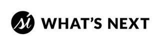 SÍ WHAT'S NEXT logo