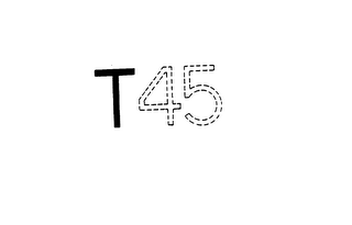 T 45 logo
