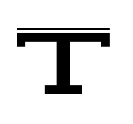 T logo