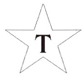 T logo