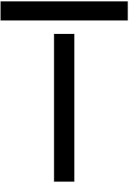 T logo