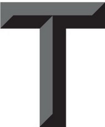 T logo