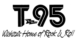 T-95 WICHITA'S HOME OF ROCK & ROLL logo