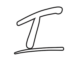 T logo