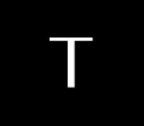 T logo