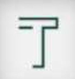 T logo