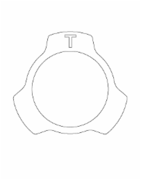T logo