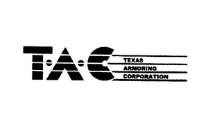 T A C TEXAS ARMORING CORPORATION logo
