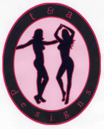 T & A DESIGNS logo
