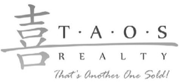T A O S R E A L T Y THAT'S ANOTHER ONE SOLD! logo