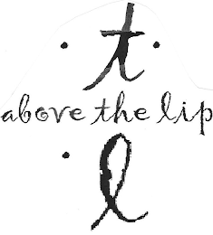 T ABOVE THE LIP L logo