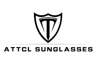 T ATTCL SUNGLASSES logo