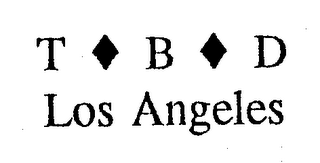 T B D LOS ANGELES logo
