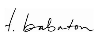T. BABATON logo