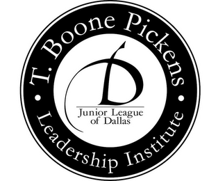 T. BOONE PICKENS · LEADERSHIP INSTITUTE · D JUNIOR LEAGUE OF DALLAS logo