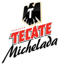 T CERVEZA TECATE MICHELADA logo