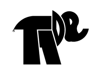 T \ D E logo