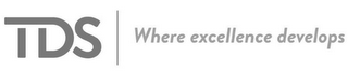 T D S WHERE EXCELLENCE DEVELOPS logo