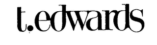 T. EDWARDS logo