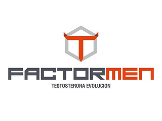T FACTOR MEN TESTOSTERONA EVOLUCION logo