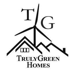 T G TRULYGREEN HOMES logo