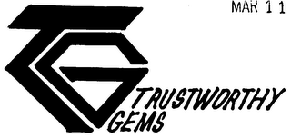 T G TRUSTWORTHY GEMS logo