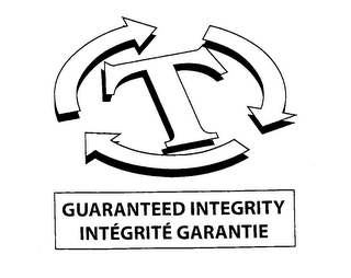 T GUARANTEED INTEGRITY INTEGRITE GARANTIE logo