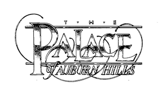 T-H-E PALACE OF AUBURN HILLS logo