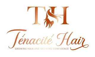 T H TÉNACITÉ HAIR GROWING HAIR AND GROWING CONFIDENCE logo